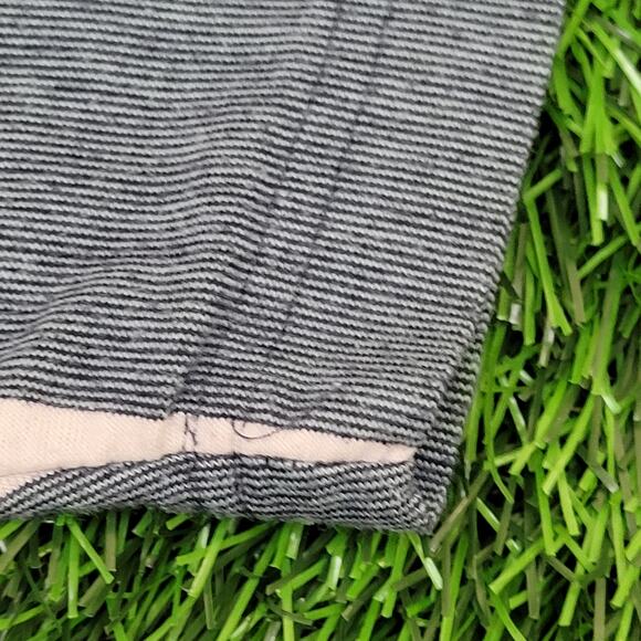 Vintage 90s MOD Stripes Shirt Large 21x27 Blue Red - Picture 2 of 12